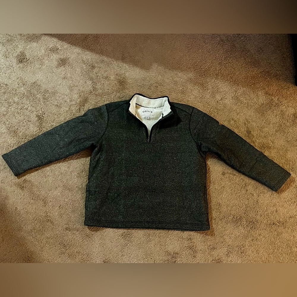 Orvis Sherpa Lined 1/4 Zip Sweater